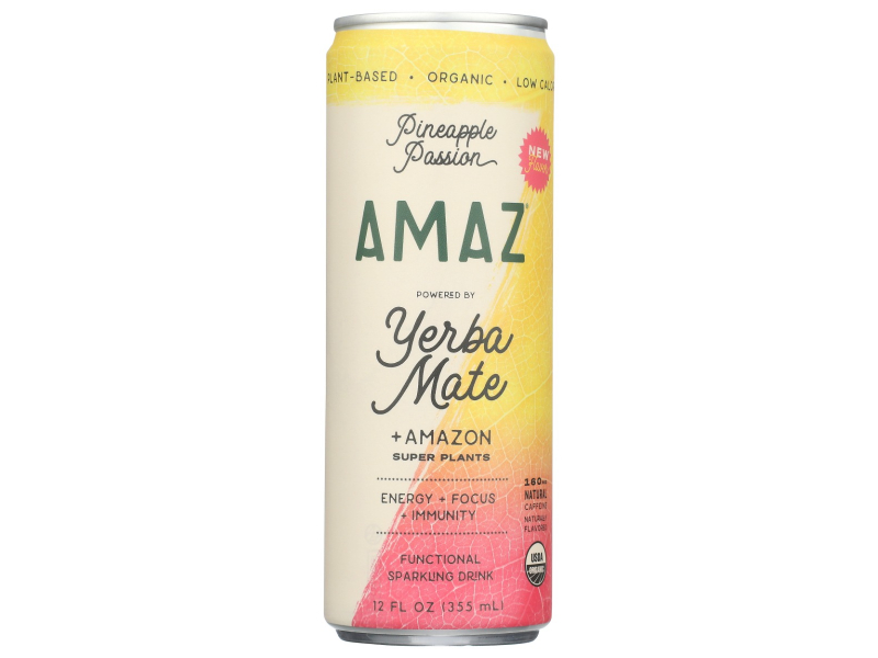Picture of AMAZ KHCH02406671 12 fl oz Yerba Mate Pineapple Passion Functional Drink