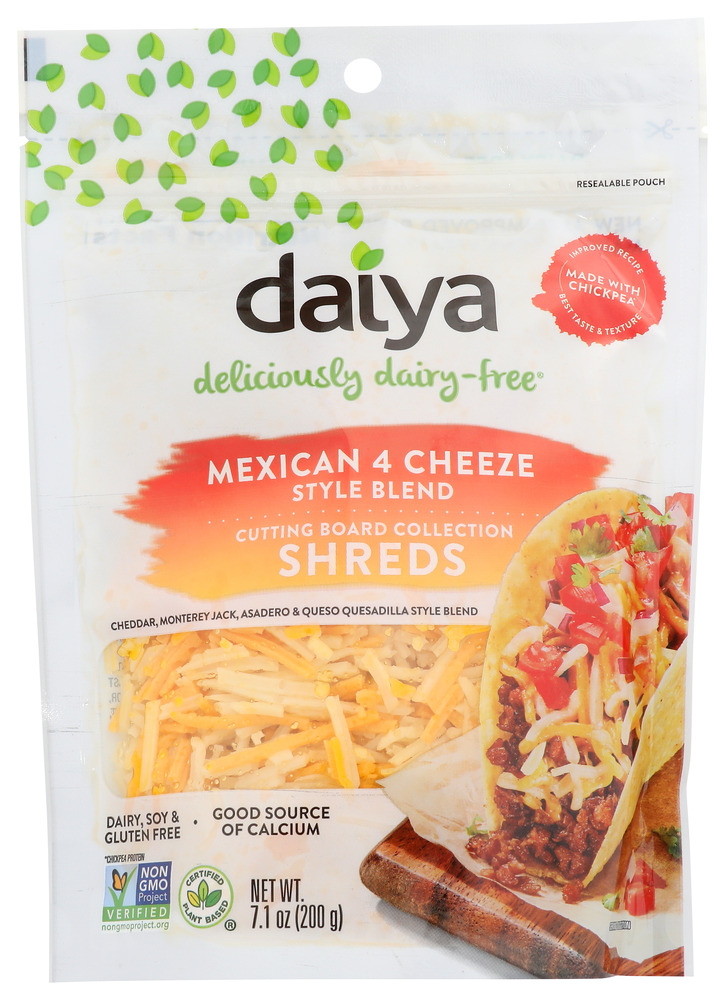 Picture of Daiya KHCH00373861 7.1 oz Mexican 4 Shreds Cheese