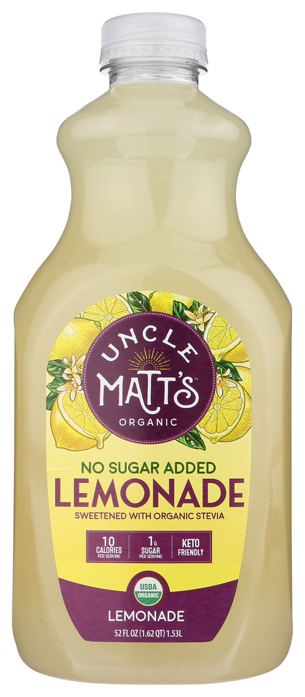 Picture of Uncle Matts Organic KHCH00367225 52 fl oz Organic Lemonade No Sugar Added Juice