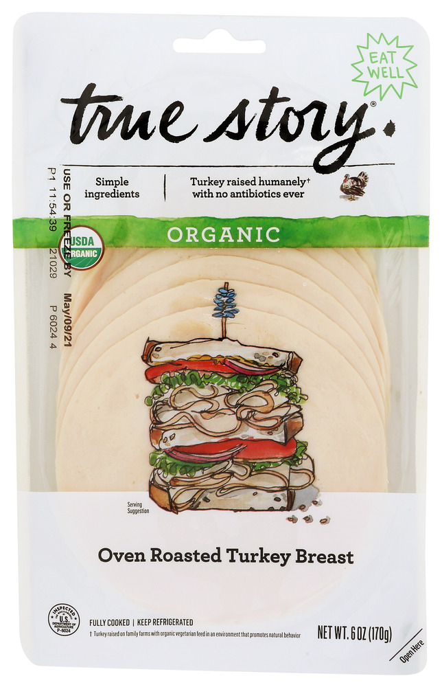 Picture of True Story KHCH00352961 6 oz Oven Roasted Turkey Breast