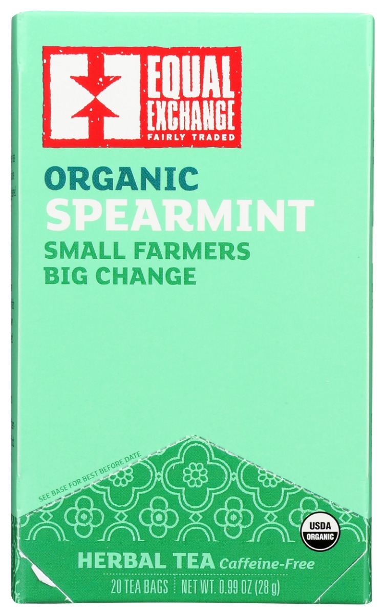 Picture of Equal Exchange KHLV00389733 Spearmint Tea - Bag of 20