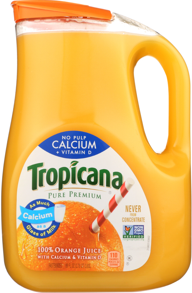 Picture of Tropicana KHCH00363817 89 fl oz Orange Calcium Juice