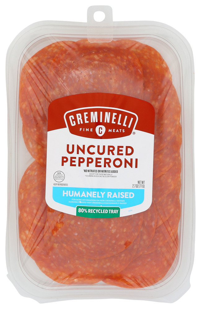 Picture of Creminelli Fine Meats KHCH00398160 2.7 oz Uncured Pepperoni Meat