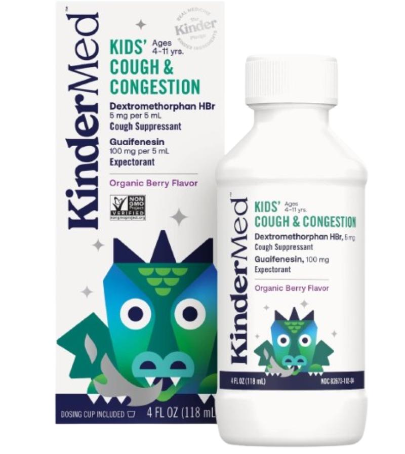Picture of Kindermed KHCH02204846 4 fl oz Kids Cough & Congestion Medicine