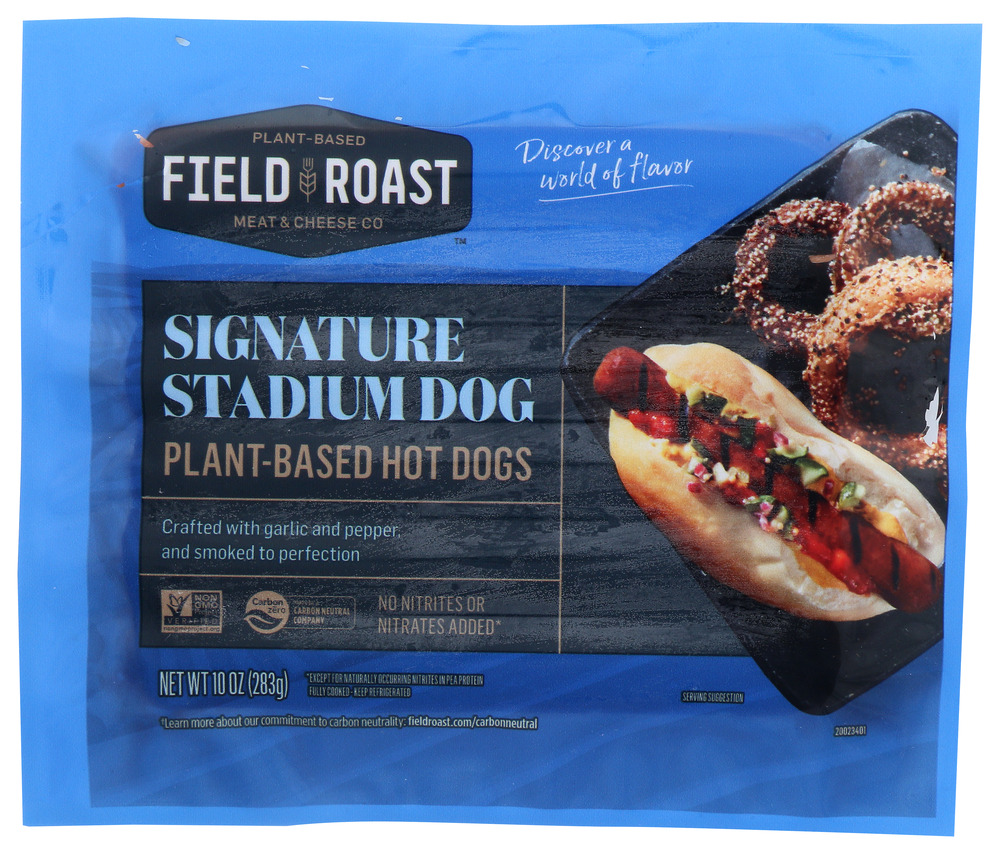 Picture of Field Roast KHCH00375614 10 oz Signature Stadium Plant Based Hotdogs