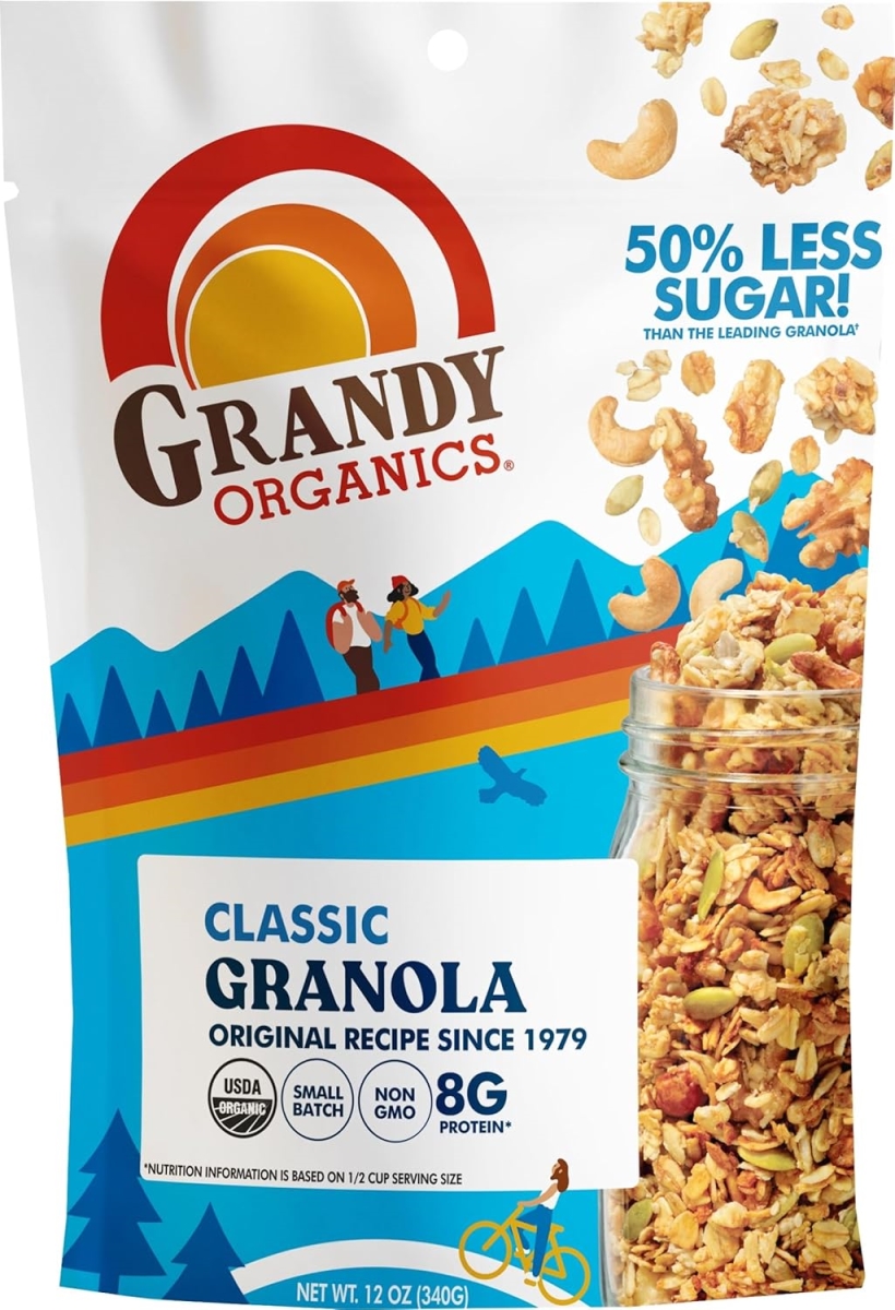 Picture of Grandy Oats KHCH00313418 12 oz Organic Classic Granola