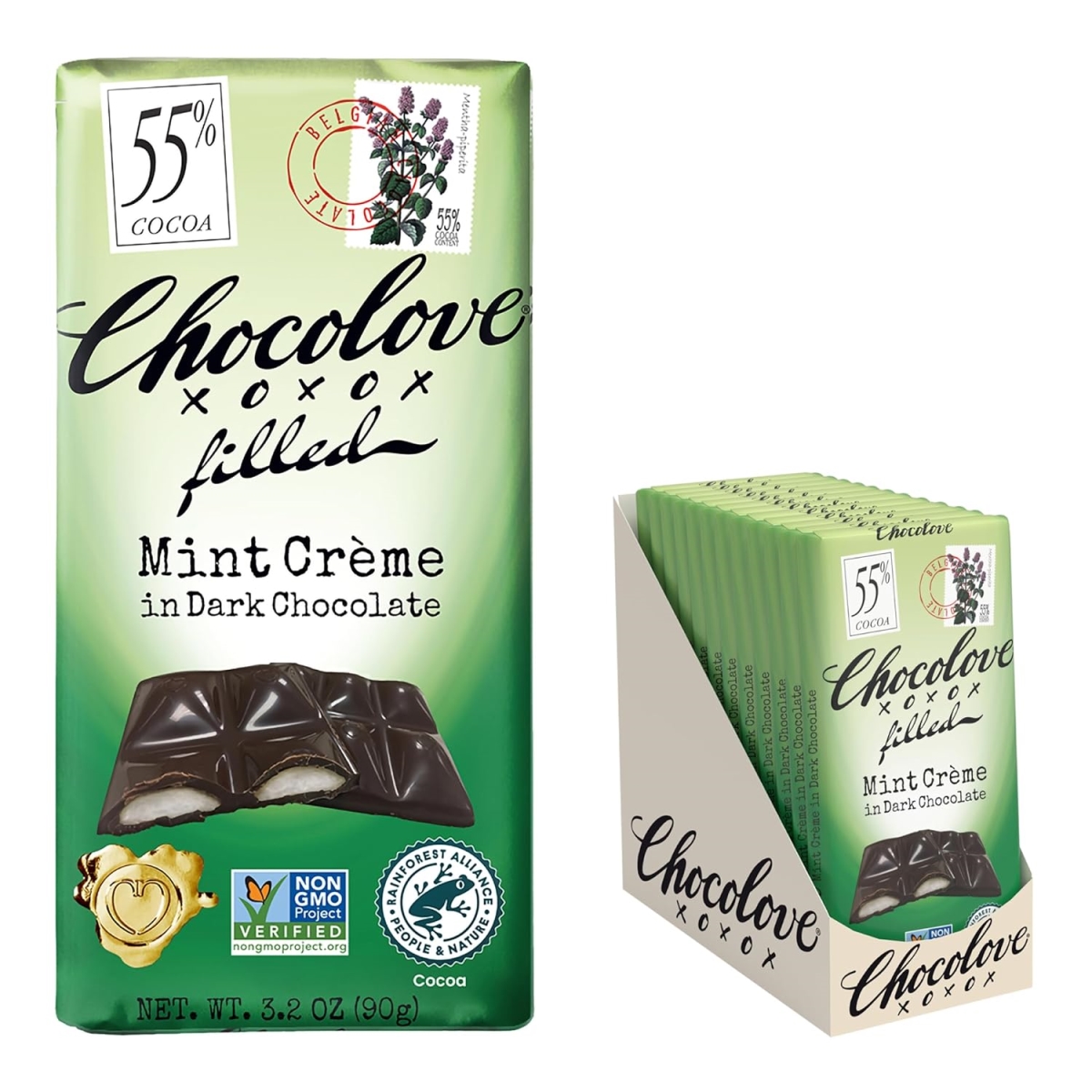 Picture of Chocolove KHCH00390335 3.2 oz Mint Creme in Dark Chocolate