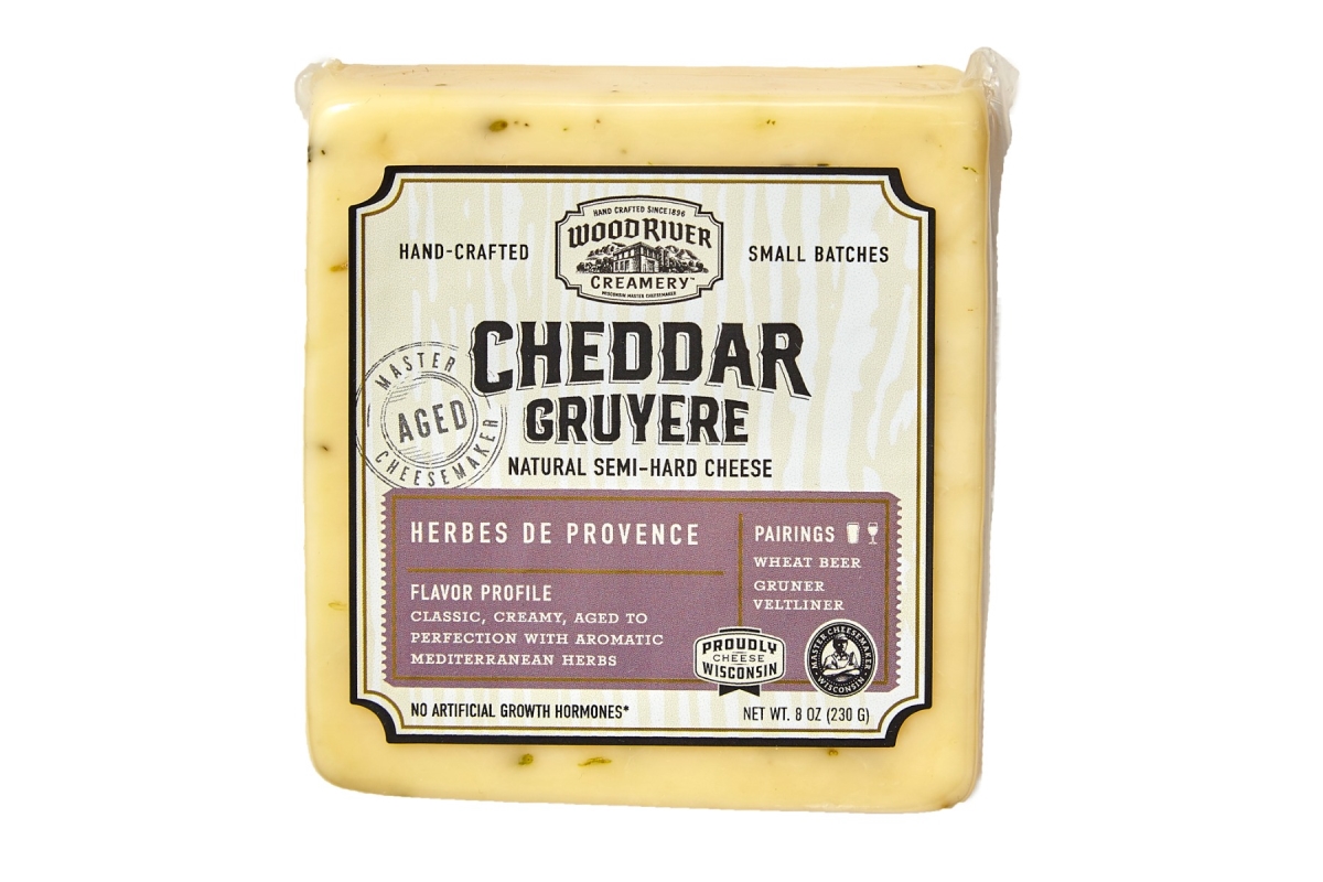 Picture of Burnett Dairy KHCH00363731 8 oz Cheddar Cheese with Herb Provence