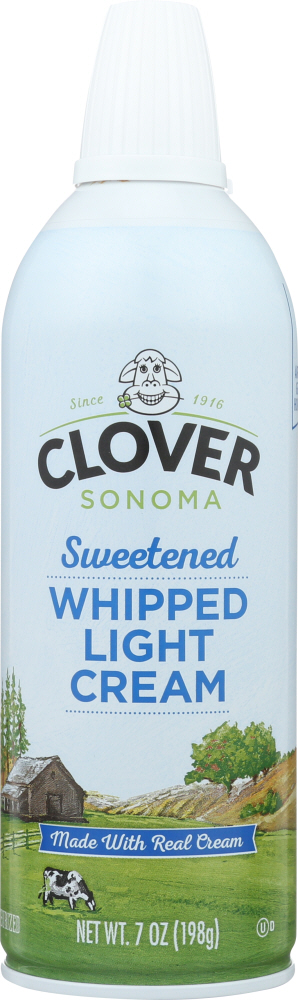 Picture of Clover Sonoma KHCH00371236 7 oz Sweetened Whipped Light Cream
