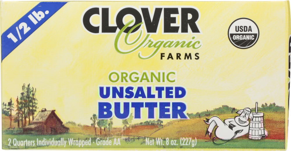 Picture of Clover Sonoma KHCH00387059 0.5 lbs Organic Unsalted Butter
