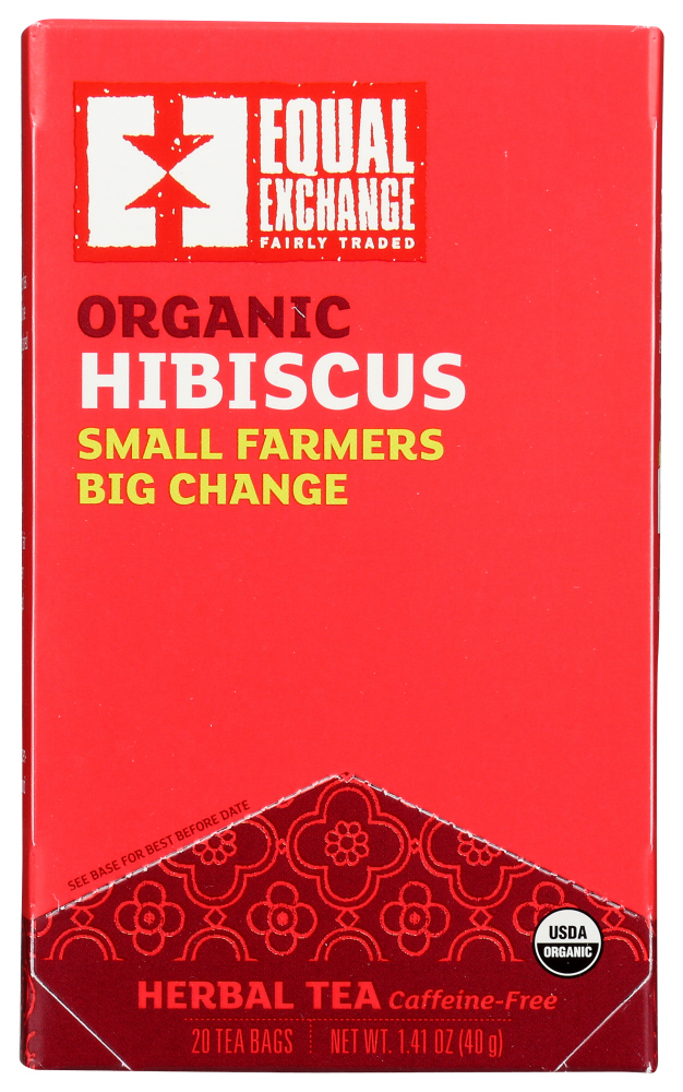 Picture of Equal Exchange KHLV00389724 Organic Hibiscus Tea - Bag of 20