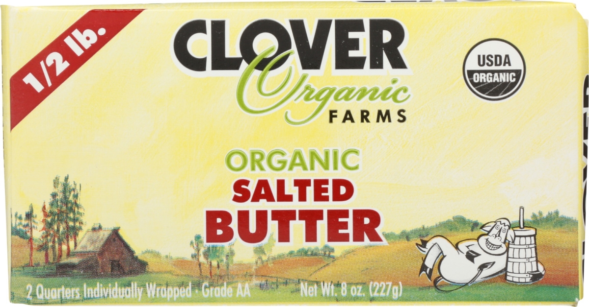 Picture of Clover Sonoma KHCH00387058 0.5 lbs Organic Salted Butter