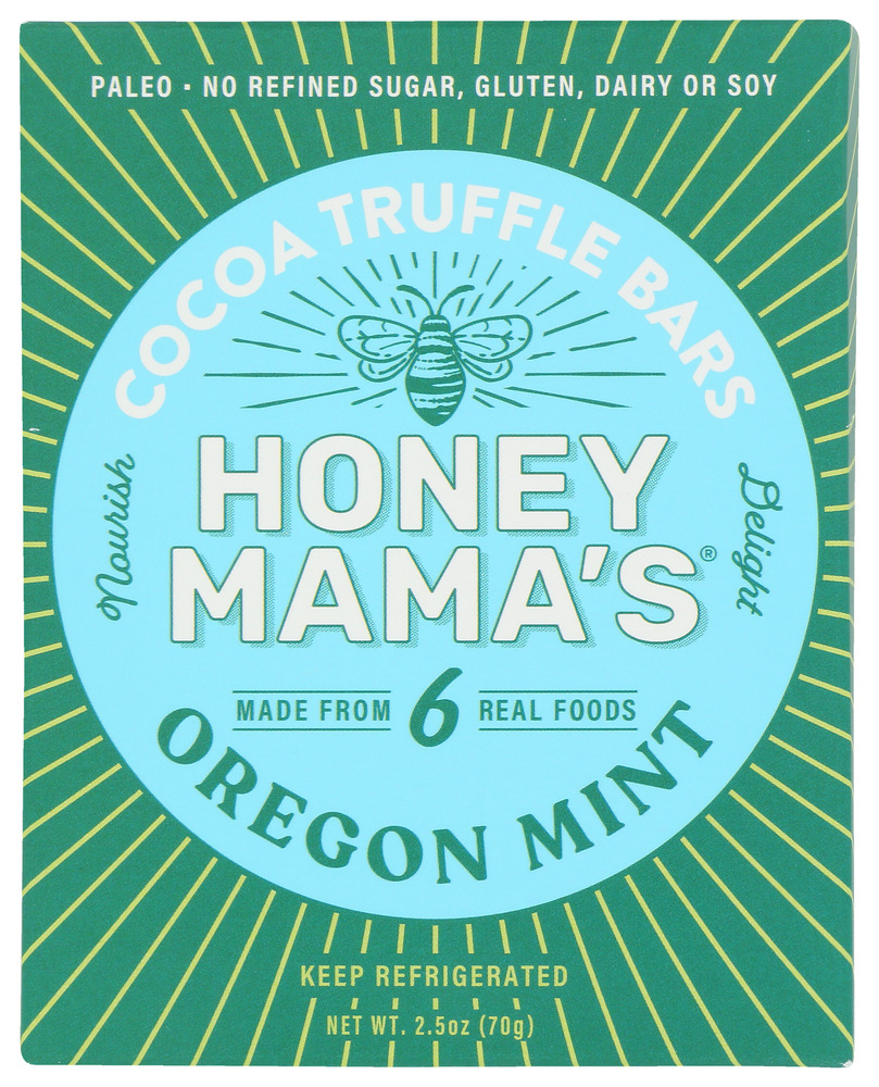 Picture of Honey Mamas KHCH00327738 2.5 oz Oregon Mint Cocoa Truffle Bar
