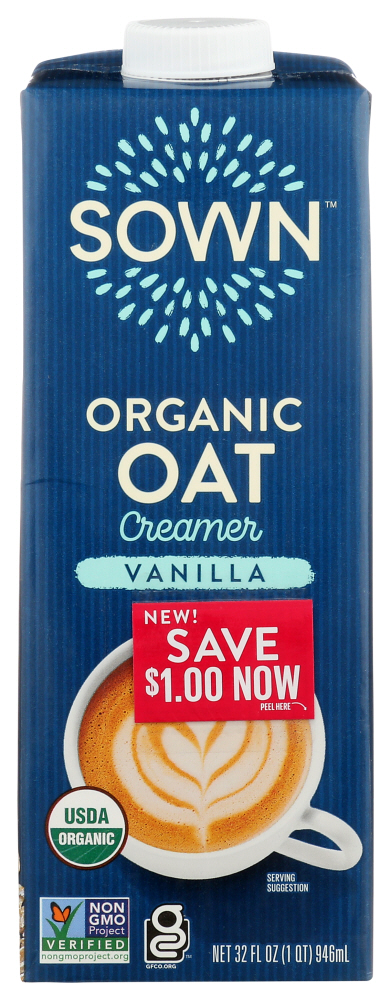 Picture of Sown KHCH00375445 32 oz Vanilla Oat Creamer