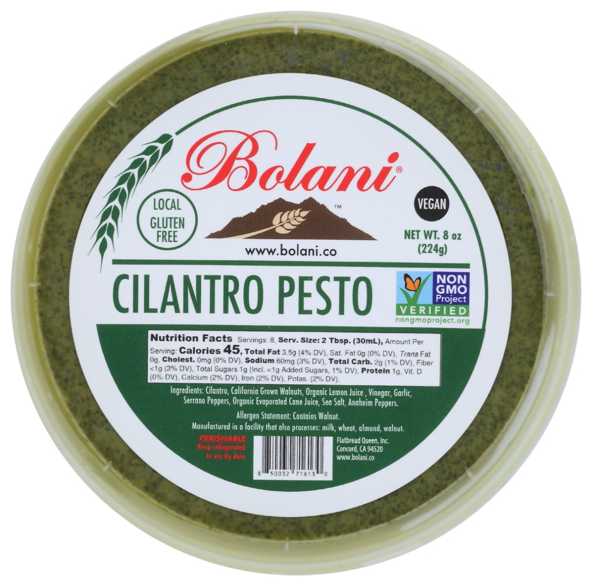 Picture of Bolani KHCH00387658 8 oz Cilantro Pesto