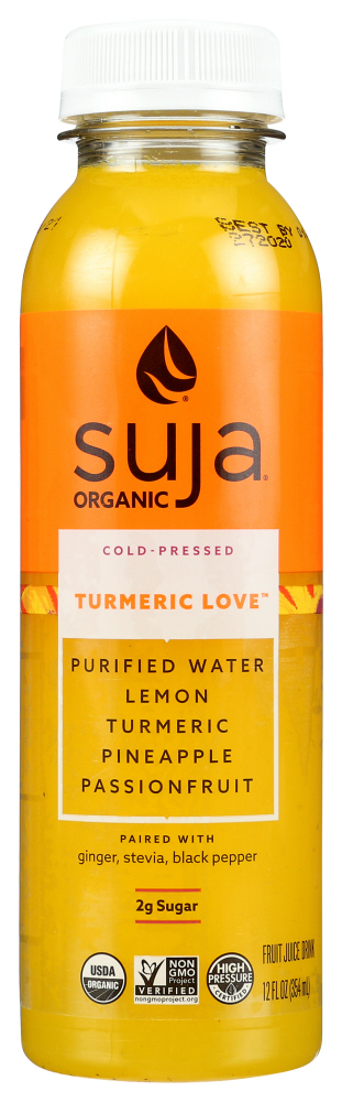 Picture of Suja KHCH00353689 12 fl oz Cold Pressed Turmeric Juice