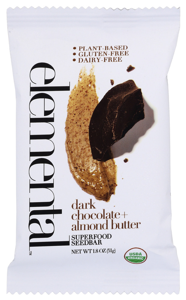 Picture of Elemental KHCH00356571 1.8 oz Dark Chocolate Almond Butter Bar