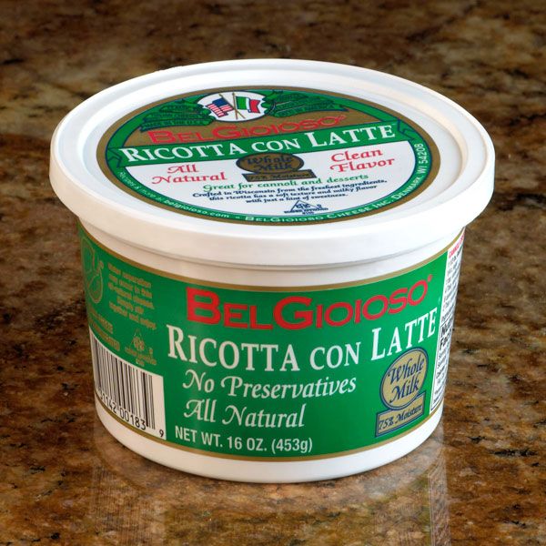Picture of Belgioioso KHLV01445832 16 oz 75 Percent Moisture Cheese Ricotta Con Latte