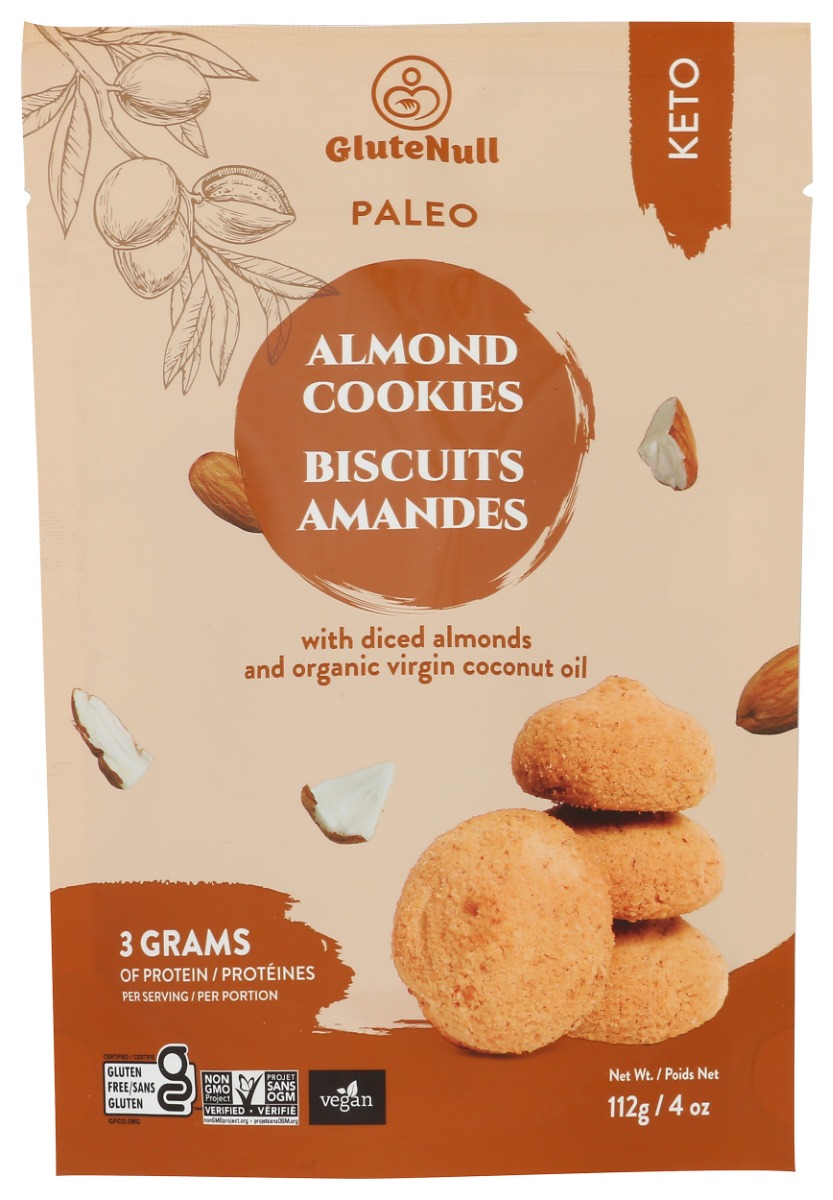 Picture of Glutenull KHLV02418845 4 oz Almond Keto Cookies