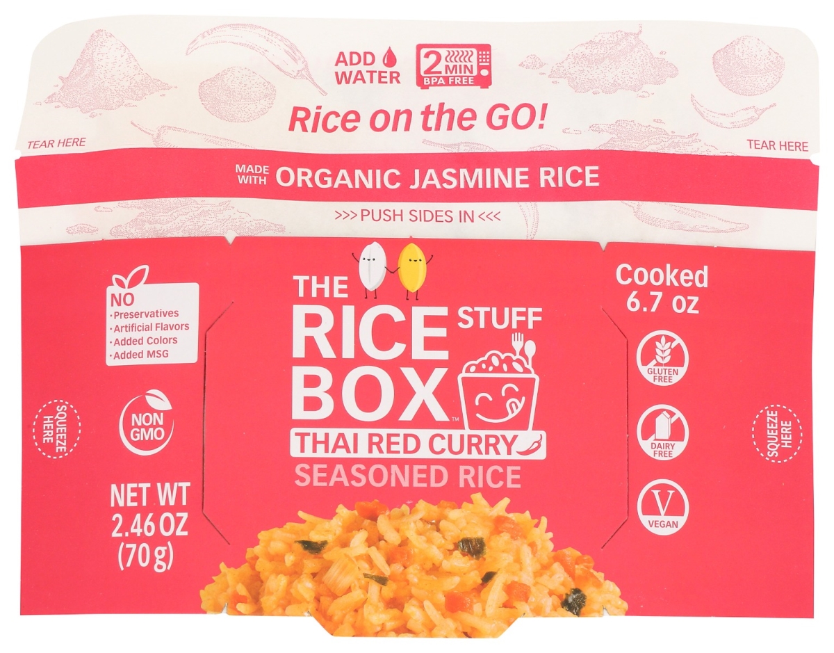 Picture of The Rice Stuff KHCH02410916 2.46 oz Thai Red Curry Rice Box