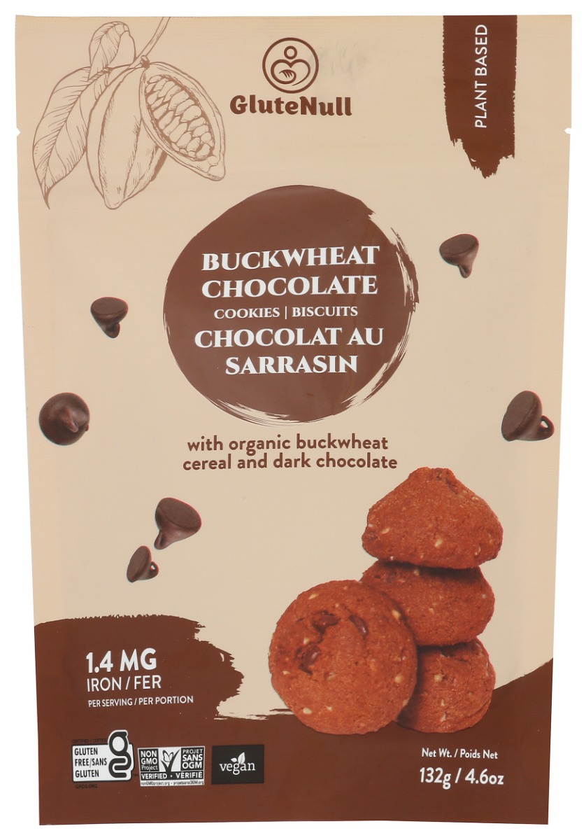 Picture of Glutenull KHLV02418728 4.6 oz Buckwheat Chocolate Cookies