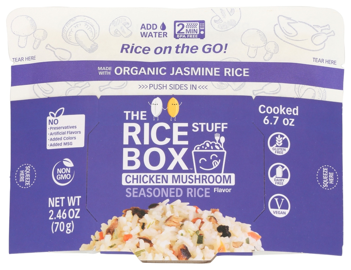 Picture of The Rice Stuff KHCH02410911 2.46 oz Chicken Mushroom Rice Box