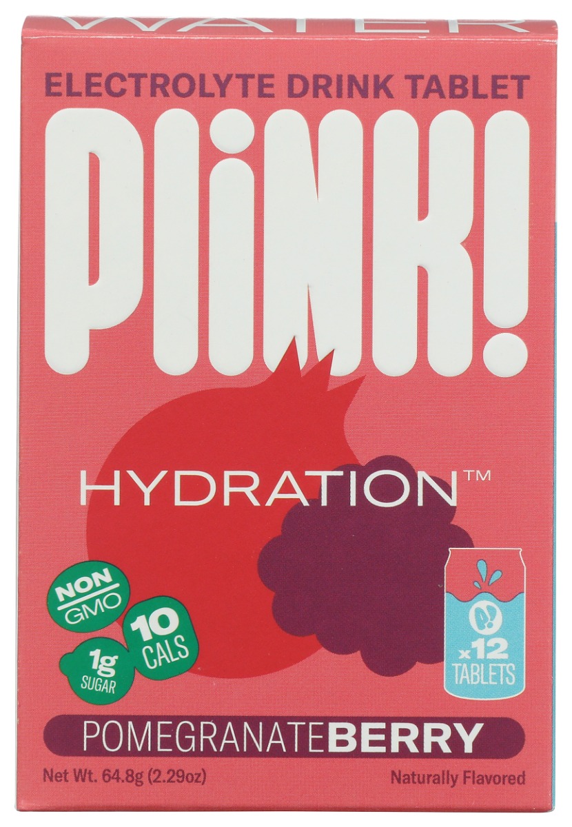 Picture of Plink KHLV02409845 Pomegranate Berry Hydration Electrolyte Tablet&#44; 12 Count