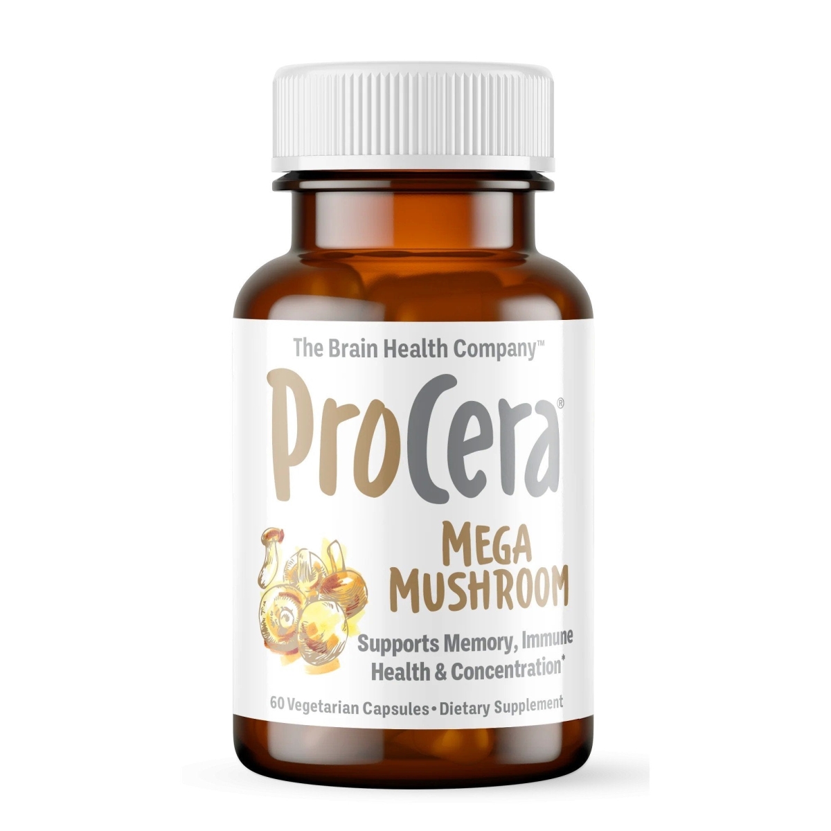 Picture of Procera KHCH02422098 Mega Mushroom Energy Capsule&#44; 60 Vegetarian Capsule