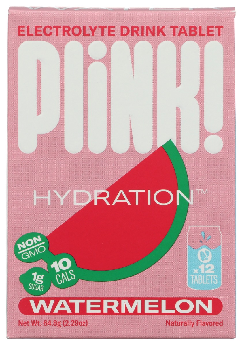 Picture of Plink KHLV02409844 Watermelon Hydration Electrolyte Tablet&#44; 12 Packets