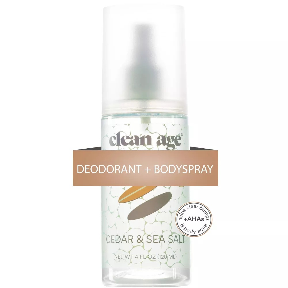 Picture of Clean Age KHCH02420253 4 oz Cedar & Sea Salt Deodorant & Body Spray