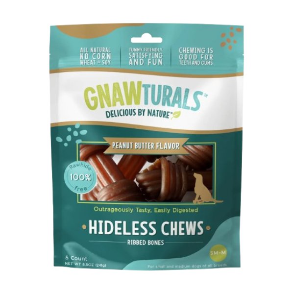 KHRM02415906 8.5 oz Hideless Chews Peanut Butter Small Dog Treat
