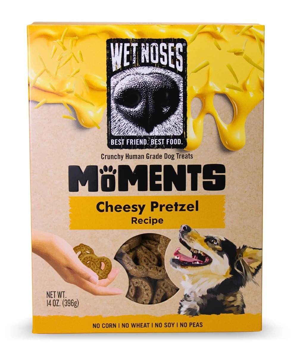 Picture of Wet Noses KHCH02423154 14 oz Moments Cheezy Pretzel Dog Treats
