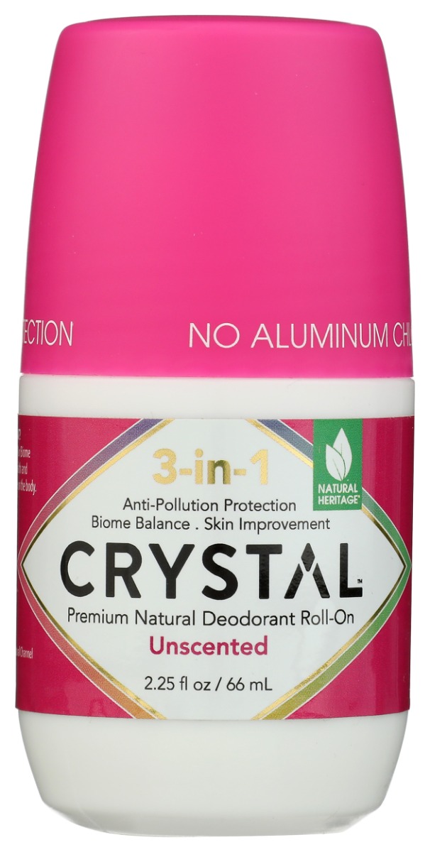 Picture of Crystal KHCH02422983 2.25 oz 3 in 1 Bio Health Deodorant Roll On - Unscented