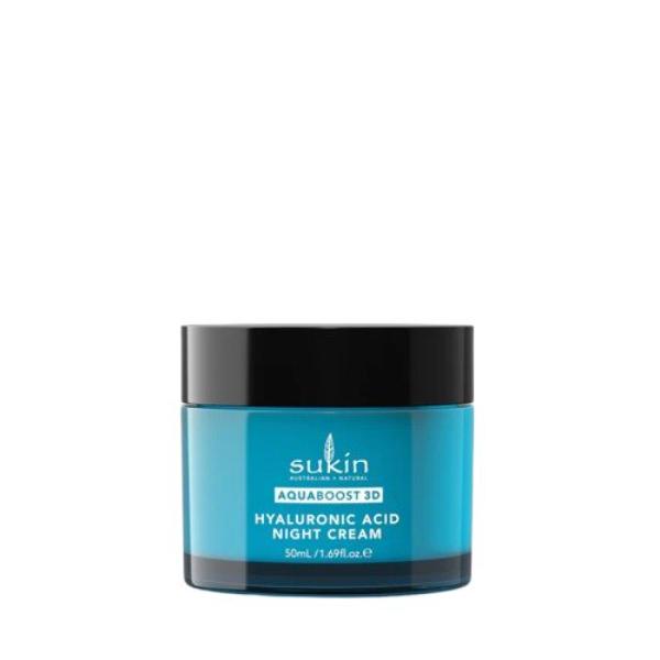 Picture of Sukin KHCH02420046 1.69 fl oz Aquaboost 3D Hyaluronic Acid Rich Night Cream