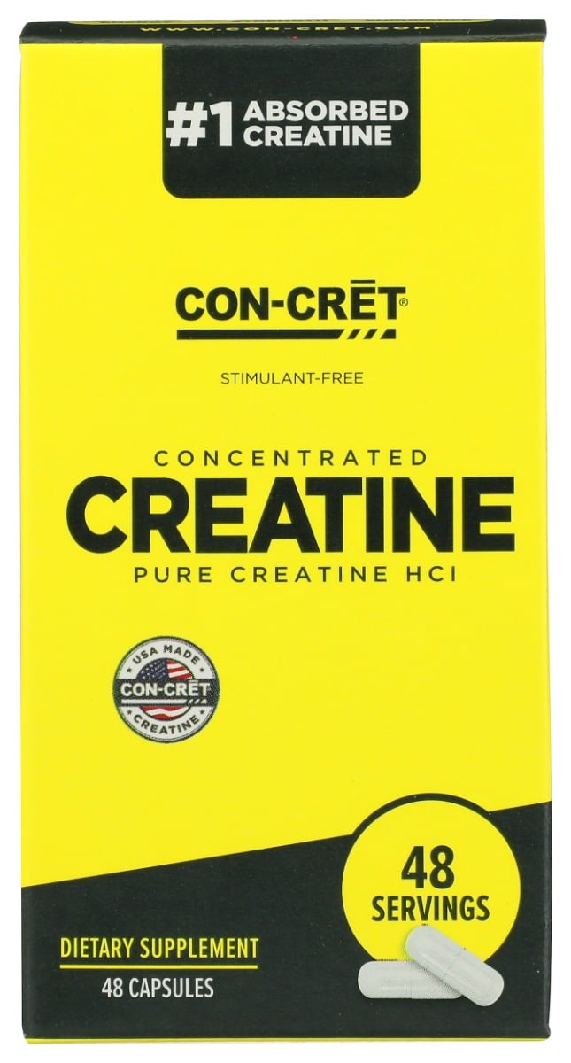Picture of Con Cret KHCH02420983 Creatine HCI Capsules - 48 Count