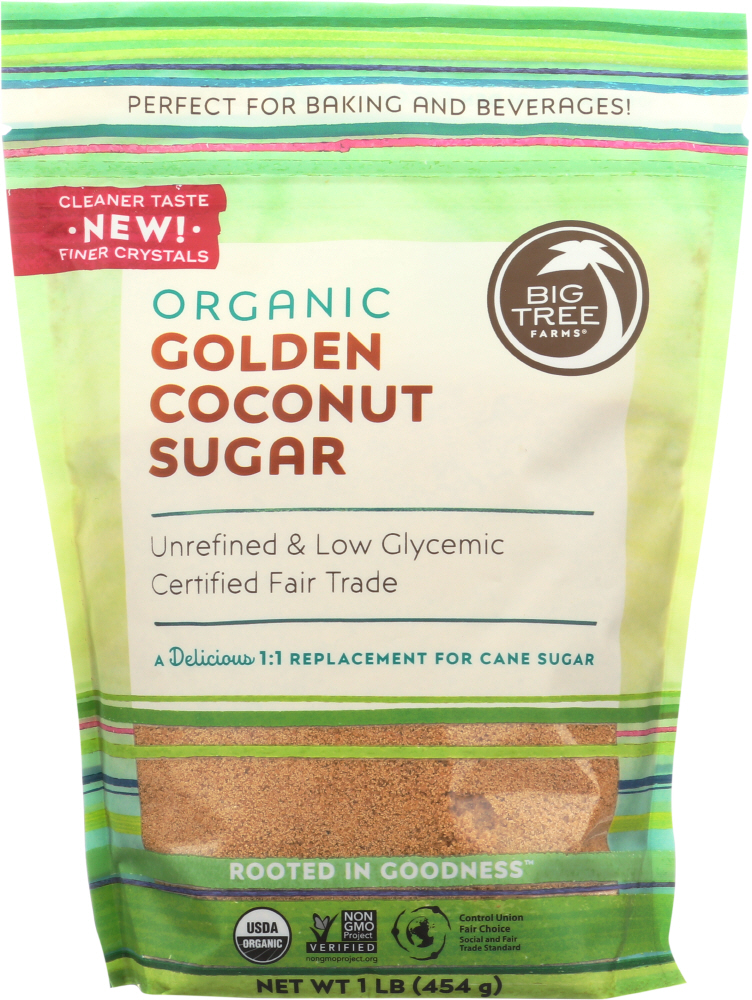 Picture of Big Tree Farms KHFM00306477 16 oz Organic Golden Coconut Sugar