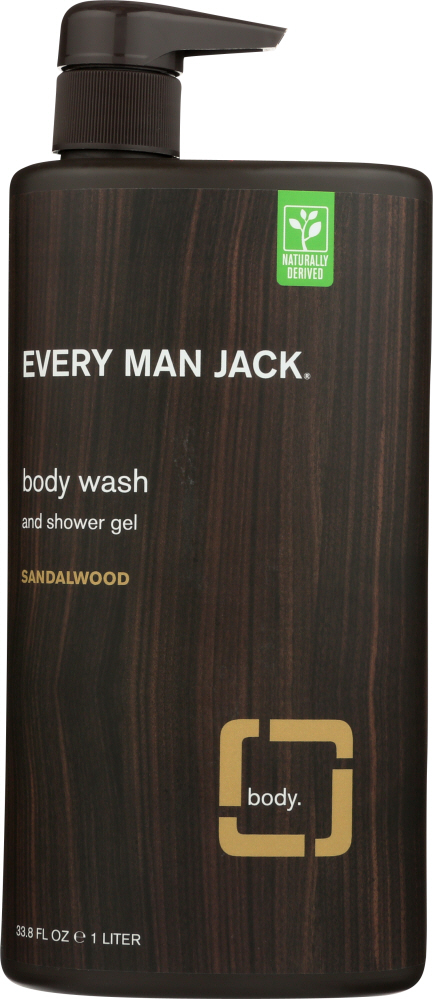 Picture of Every Man Jack KHFM00319166 33.8 oz Sandalwood Body Wash