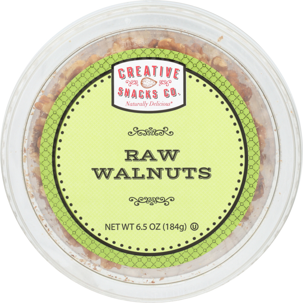 Picture of Creative Snacks KHFM00306743 6.5 oz Halves Cup Raw Walnut