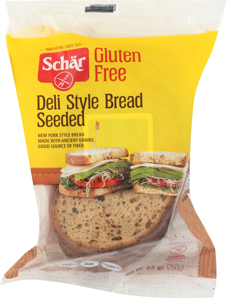 Picture of Schar KHFM00328029 Deli Style Bread Seeded, 8.8 oz