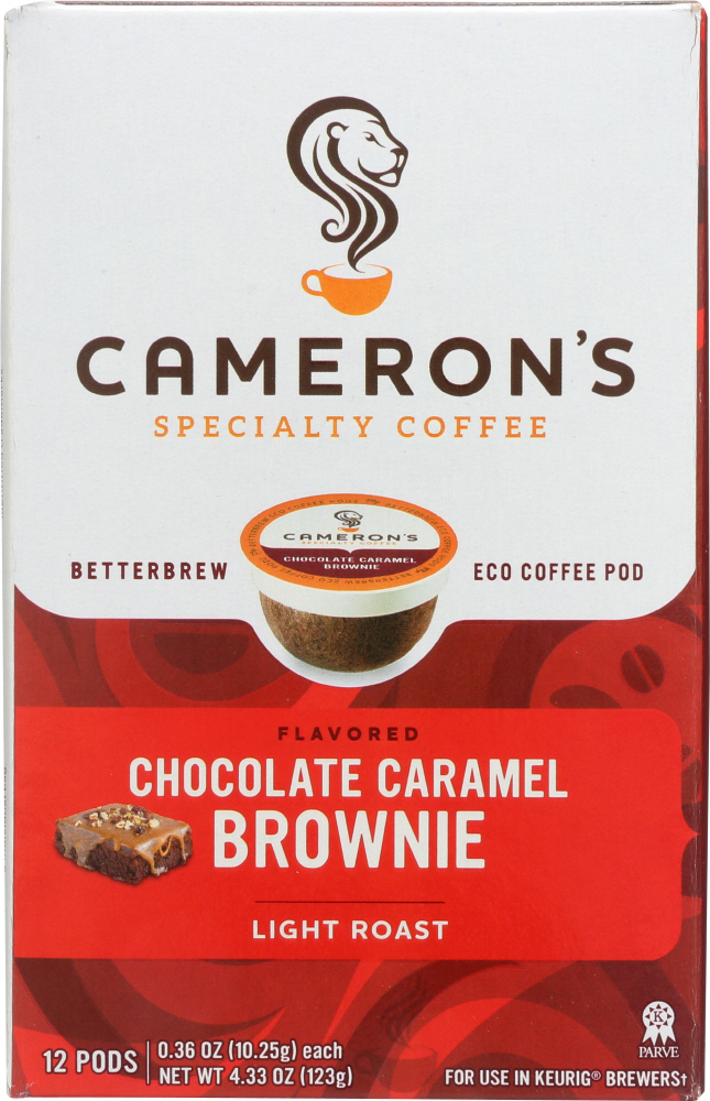Picture of Camerons Coffee KHFM00274318 Chocolate Caramel Brownie Coffee&#44; 12 Count - 4.33 oz