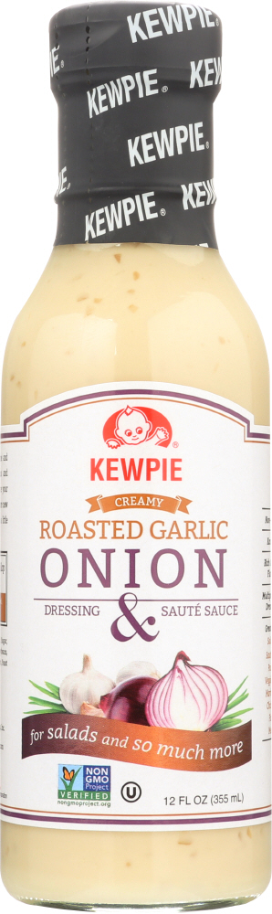 Picture of Kewpie KHFM00298279 Roasted Garlic Onion Dressing&#44; 12 oz