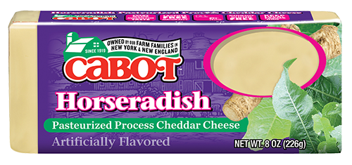 Picture of Cabot KHFM00324508 8 oz Cheese Bar Cheddar Horseradish