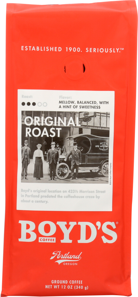 Picture of Boyds KHFM00270952 Original Roast Ground Coffee&#44; 12 oz