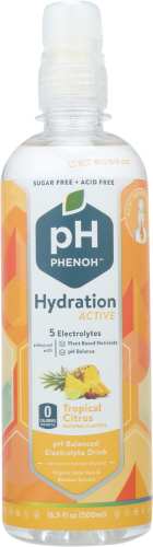 Picture of Phenoh KHFM00291855 Alkaline Hydration Beverage&#44; Energizing Tropical Citrus&#44; 16.9 oz