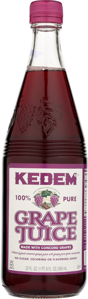 Picture of Kedem KHFM00017906 Concord Grape Juice&#44; 22 oz