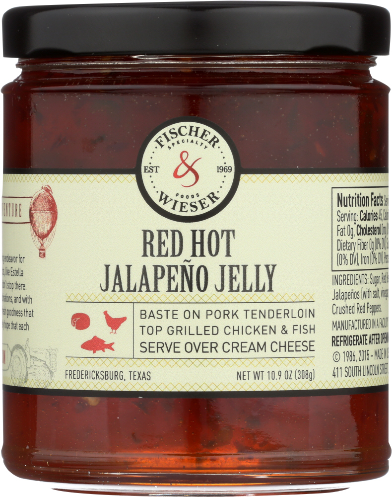 Picture of Fischer & Wieser KHFM00287026 Red Hot Jalapeno Jelly&#44; 10.9 oz
