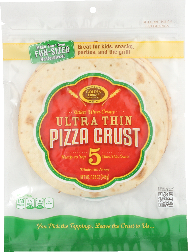 Picture of Golden Home KHFM00266898 7 in. Ultra Crispy & Thin Pizza Crust&#44; 8.75 oz