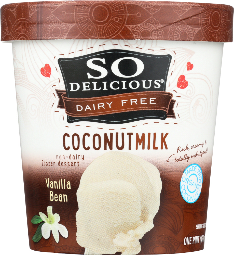 Picture of So Delicious KHFM00736397 Coconut Milk Vanilla Bean Fr ozen Dessert - 16 oz
