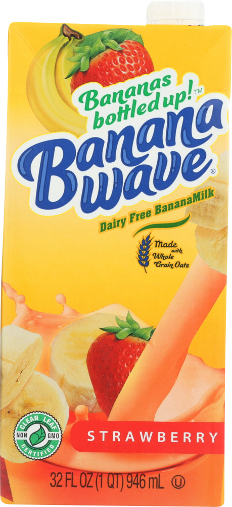 Picture of Banana Wave KHFM00332581 32 oz Strawberry Banana Milk