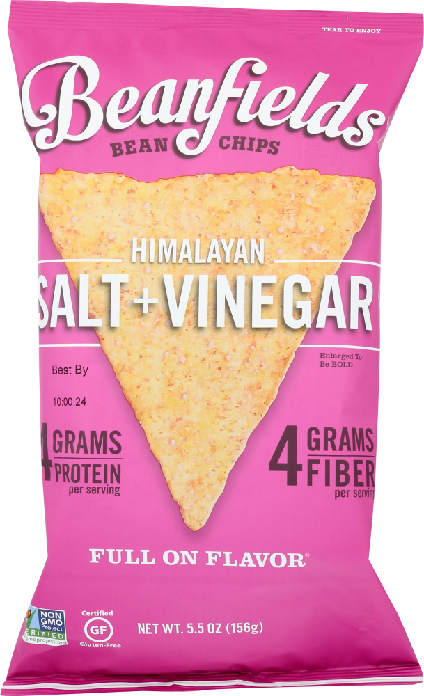 Picture of Beanfields KHFM00336387 5.5 oz Himalayan Salt & Vinegar Bean Chips